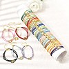 Polyester Multi-Strand Bracelets FB-CBA983F-02G-1