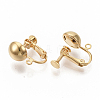 Brass Screw On Clip Earring Converter LS-X-KK-T051-43G-NF-2