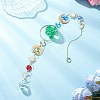 Glass Hanging Suncatchers HJEW-JM04491-2