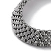 Non-Tarnish 304 Stainless Steel Panther Chain Bracelets for Women Men BJEW-Q343-08P-2