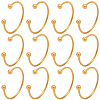 12Pcs 304 Stainless Steel Cuff Rings RJEW-BBC0001-28-7