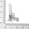 Tibetan Style Alloy Handgun/Pistol Pendants TIBEP-Q043-128-RS-3