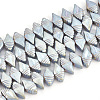 Electroplate Non-magnetic Synthetic Hematite Beads G-T061-163-2