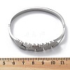 304 Stainless Steel Hinged Bangles for Women BJEW-A011-19P-5