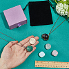 2Pcs 2 Colors 304 Stainless Steel Macrame Pouch Pendant Necklace Makings NJEW-PH0001-59-3