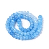 Imitation Jade Crackle Glass Beads Strands GLAA-N068-01A-A09-3