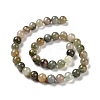 Natural Green Rutilated Quartz Beads Strands G-D481-11C-3