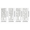 GLOBLELAND 4Pcs 4 Styles Carbon Steel Cutting Dies Stencils DIY-DM0001-71-2