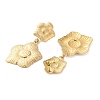 Stainless Steel Flower Stud Earrings for Women EJEW-Z074-03G-2