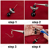 DIY Christmas Dangle Earring Making Kits DIY-SC0019-54-4