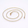 304 Stainless Steel Rope Chain Necklaces MAK-L015-11A-2