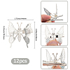 12Pcs Alloy Alligator Hair Clips for Women OHAR-SP0001-06S-2