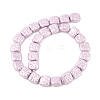 Electroplated Shell Pearl Beads Strands BSHE-Z007-01A-4