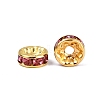 Brass Rhinestone Spacer Beads RB-A014-Z8mm-23G-4