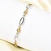 304 Stainless Steel Link Bracelets BJEW-A044-03B-GP-3