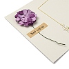 Dried Carnation Paper Thank You Greeting Cards AJEW-K043-01F-3