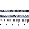 Natural Blue Aventurine Beads Strands G-G139-B06-01-5