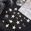 SUNNYCLUE 60Pcs 6 Styles 2 Colors 304 Stainless Steel Charms STAS-SC0002-33-4