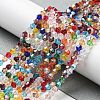 Transparent Electroplate Glass Beads Strands LS-GLAA-F029-2mm-C29-4