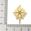 Brass Micro Pave Cubic Zirconia Pendants KK-B124-08G-02-3