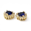 Rack Plating Brass Micro Pave Cubic Zirconia Beads KK-C007-12G-08-3