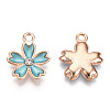 Alloy Enamel Pendants ENAM-S113-27E-01-1