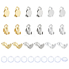 36Pcs 3 Colors 304 Stainless Steel Clip-on Earring Findings STAS-ME0001-63-1
