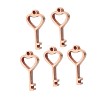PVD Vacuum Plating 304 Stainless Steel Charms STAS-WH0016-04-RG01-2