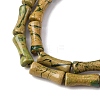 Natural Verdite Stone Beads Strands G-L624-G08-12x5mm-4