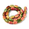 Dyed Natural Agate Beads Strands G-T144-35-2
