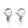 304 Stainless Steel Lobster Claw Clasps STAS-T065-9mm-34P-1