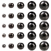 250Pcs 5 Styles Rack Plating Brass Spacer Beads KK-PA0001-02B-7