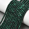 Natural Malachite Beads Strands G-F571-27AB1-3mm-01-1