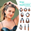 DIY Two Tone Dangle Earring Making Kit DIY-TA0009-01B-8