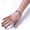 Glass Beads Stretch Bracelets BJEW-JB04410-03-4