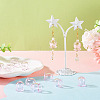 10Pcs Glass Bead Caps for Wind Chimes Making GLAA-BY0001-05E-7