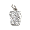 Brass Pave Cubic Zirconia Pendants KK-A269-28P-1