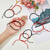 8Pcs 8 Style Lampwork Evil Eye Braided Bead Bracelets Set BJEW-FI0001-45-3