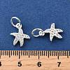 Brass Micro Pave Cubic Zirconia Pendants KK-K300-11S-4