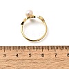 Round Natural Pearl Finger Rings RJEW-P113-24G-5