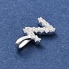 925 Sterling Silver with Cubic Zirconia Charms STER-Q004-01Z-S-2