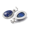 Natural Lapis Lazuli Pendants G-M405-05P-03-3