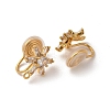 Brass Micro Pave Cubic Zirconia Ear Cuff Findings KK-F898-19A-G-2