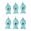 Synthetic Turquoise Pendants X-G-Z134-06G-03-1