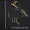 Unisex 304 Stainless Steel Cable Chain Bracelets BJEW-UN0001-09-3