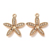 Alloy Rhinestone Pendants Cabochon Settings RB-CBAA987-10KCG-1