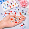 140Pcs 7 Colors Two Tone Acrylic Beads TACR-TA0001-50A-6
