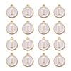 Golden Plated Alloy Charms X-ENAM-S118-01I-2