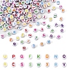 111G Craft Acrylic Horizontal Hole Letter Beads SACR-FS0001-35-1