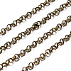 Brass Rolo Chains X-CHC-S008-002B-AB-2